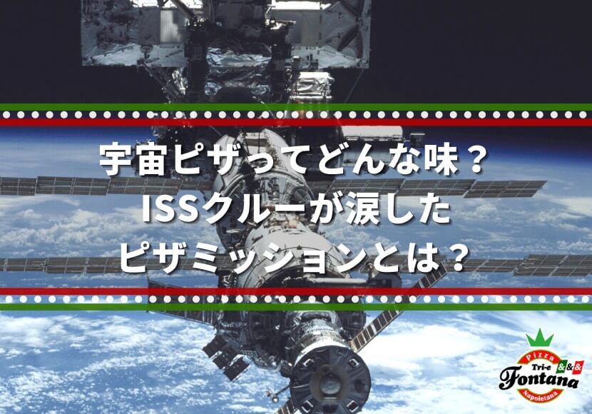 宇宙ピザってどんな味？ISSクルーが涙したピザミッションとは？