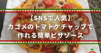 【SNSで人気】 カゴメのトマトケチャップで作れる簡単ピザソース